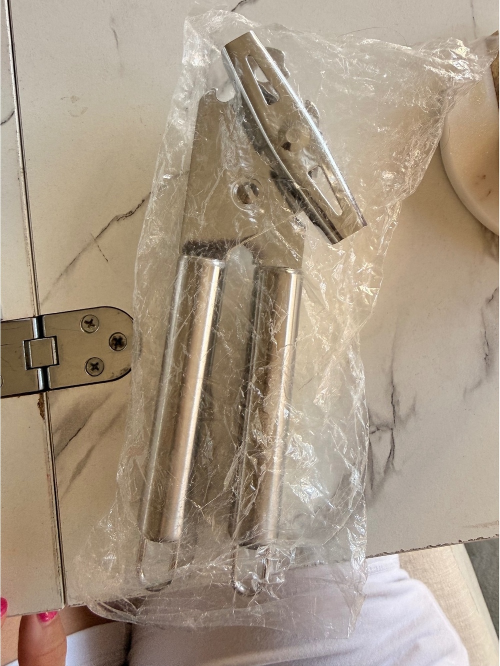 Stainless Steel Can Opener with Comfortable Handles